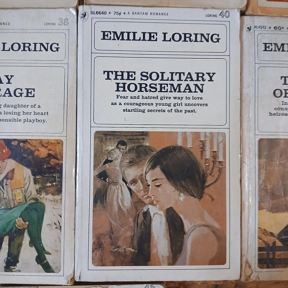 Lot of 9 Vintage Emilie Loring Books Paperback 1960s‎ Printing Romance READ